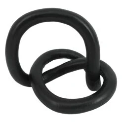 Crosby St Black Abstract Decor, 7x6