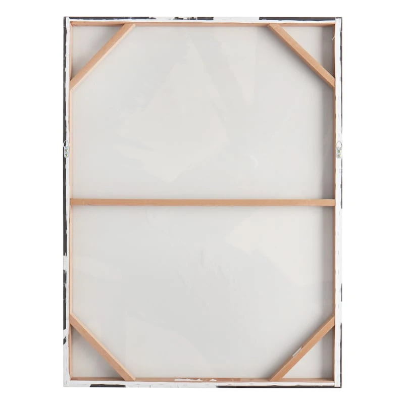 Crosby St Black & White Abstract Canvas Wall Art, 30x40 - Image 2