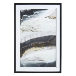 Crosby St Glass Framed Abstract Print Wall Art, 25x37