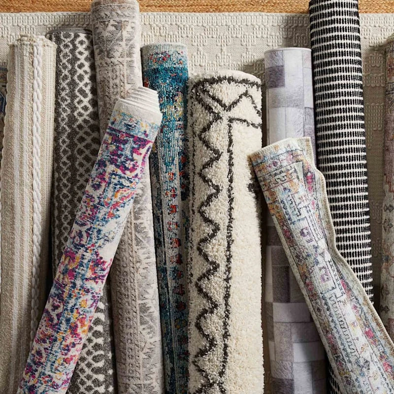 (D535) Grey Global Area Rug, 5x7 - Image 3