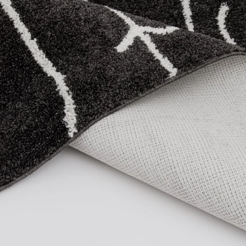 (D557) Mirabella Black Area Rug, 7x10 - Image 6