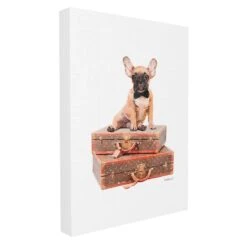 Designer Dog Canvas Wall Art, 12x16