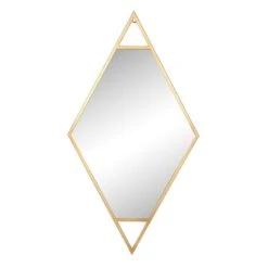 Diamond Shaped Wall Mirror, 17x32