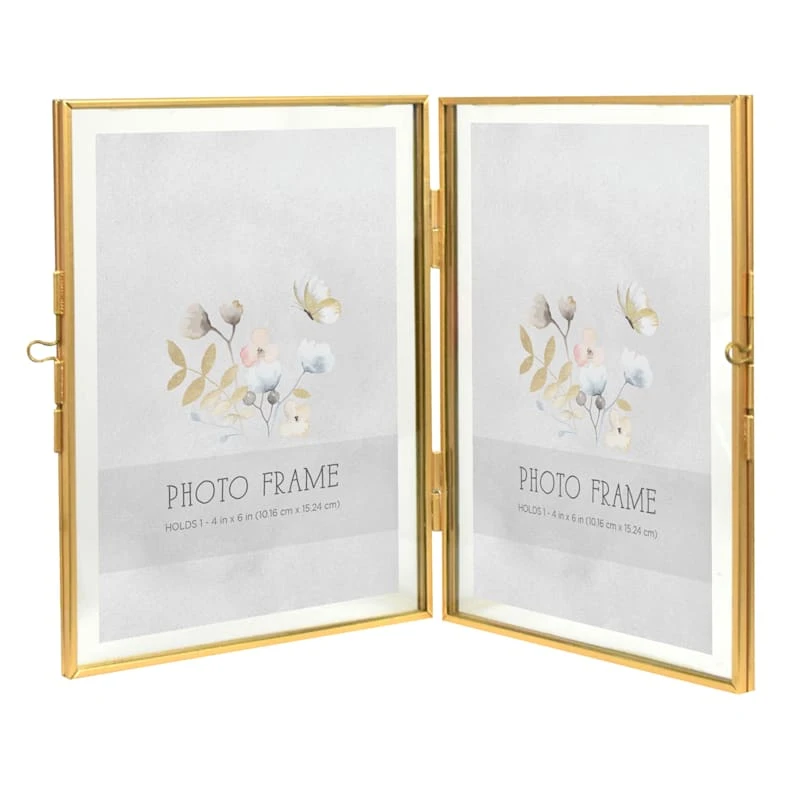 Double Fold Multi Tabletop Photo Frame, 12x8