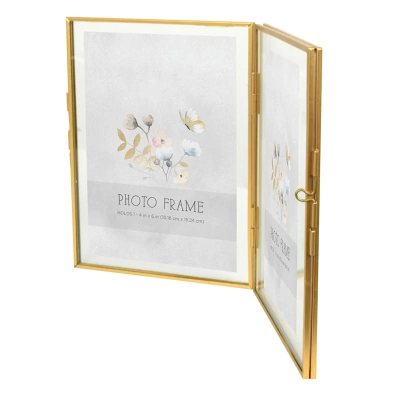 Double Fold Multi Tabletop Photo Frame, 12x8 - Image 2