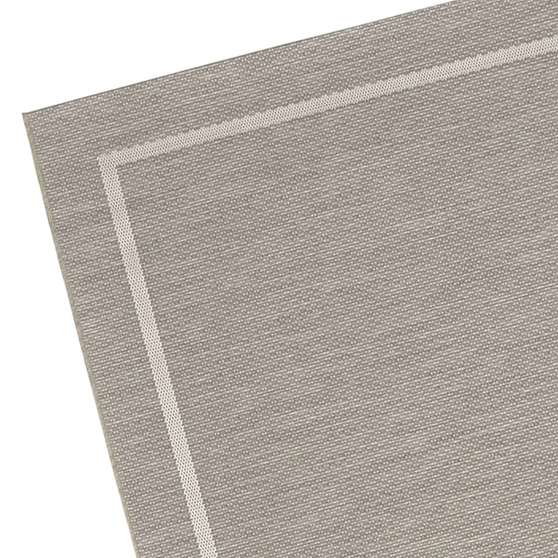 (E198) Honeybloom Prisma Ivory Border Indoor & Outdoor Area Rug, 8x10 - Image 2