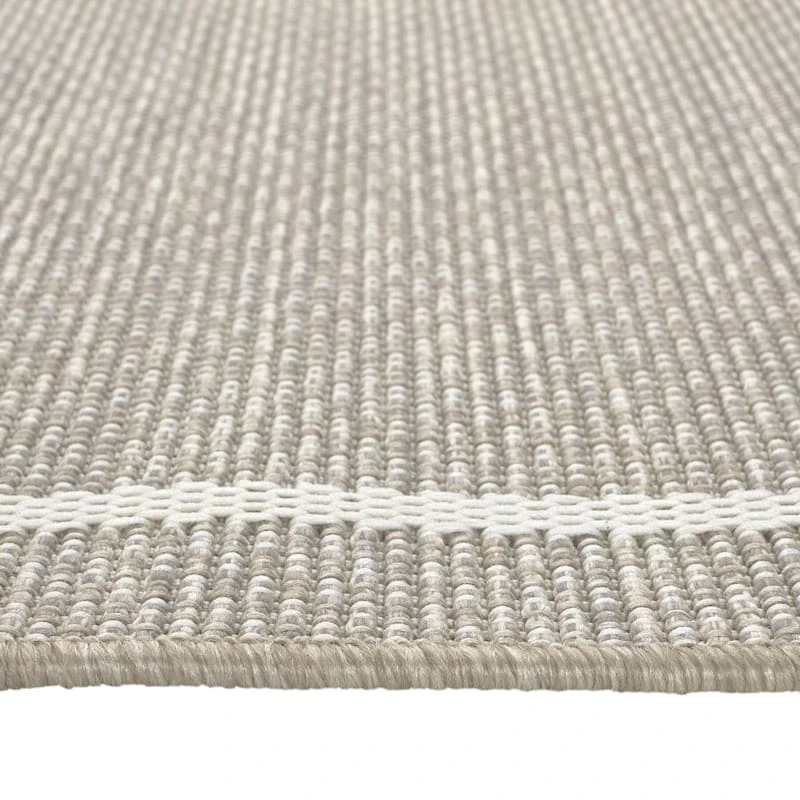 (E198) Honeybloom Prisma Ivory Border Indoor & Outdoor Area Rug, 8x10 - Image 5