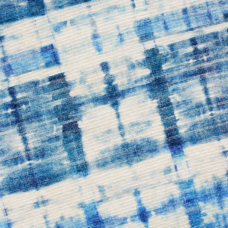 (E459) Ty Pennington Hale Indigo Flatweave Area Rug, 5x7 - Image 2