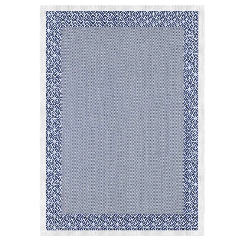(E462) Providence Panama Blue Area Rug, 5x7