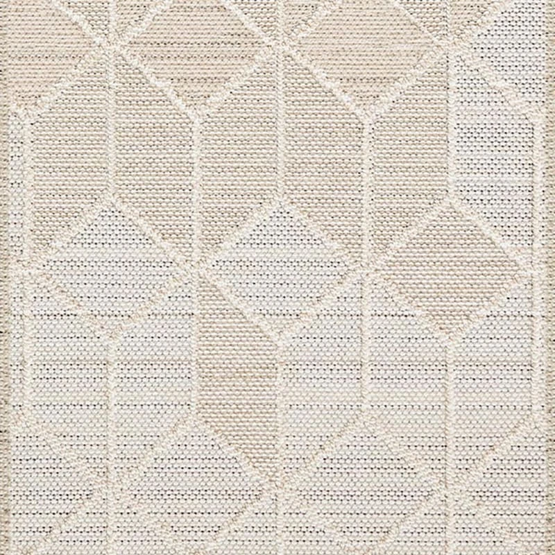 (E465) Found & Fable Soho Beige Tasseled Accent Rug, 3x5 - Image 3