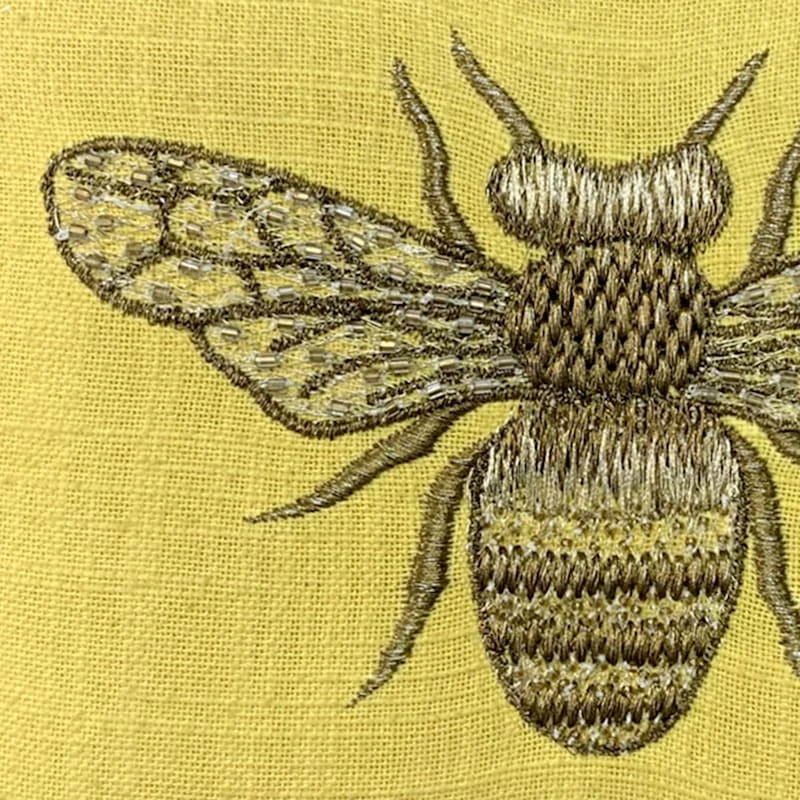Embroidered Bee Jewelry Box - Image 3
