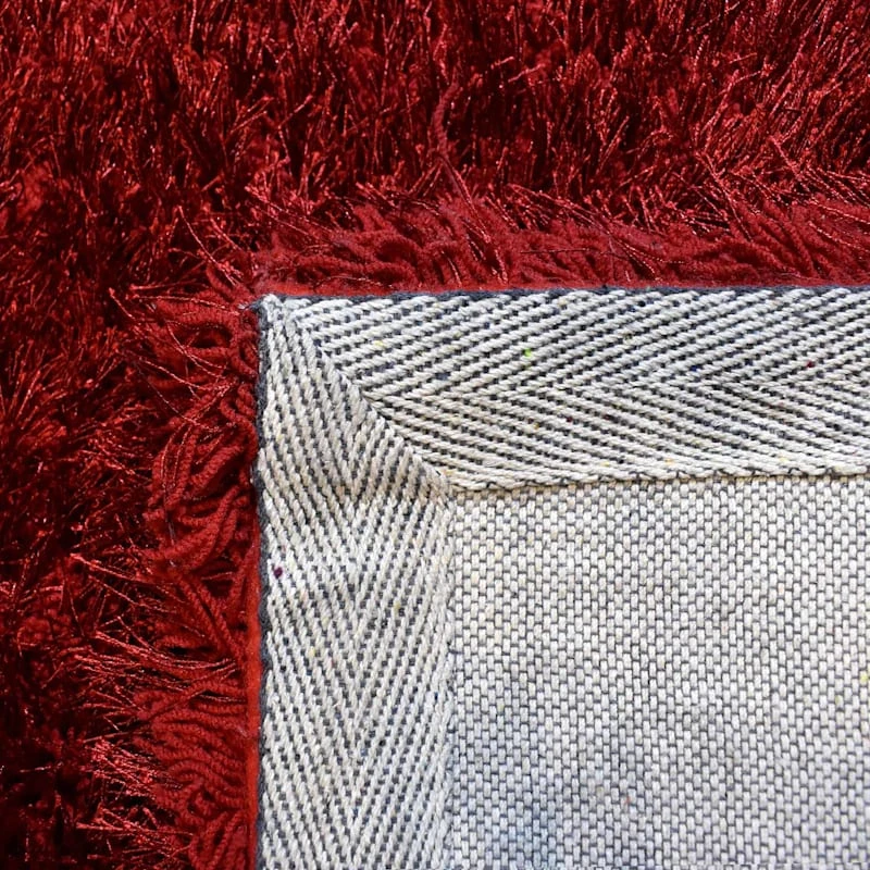 EVE RED SHAG ACCENT RUG 27X42 - Image 3