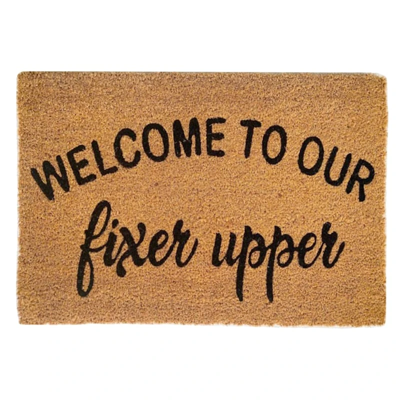 Fixer Upper Coir Mat, 18x30