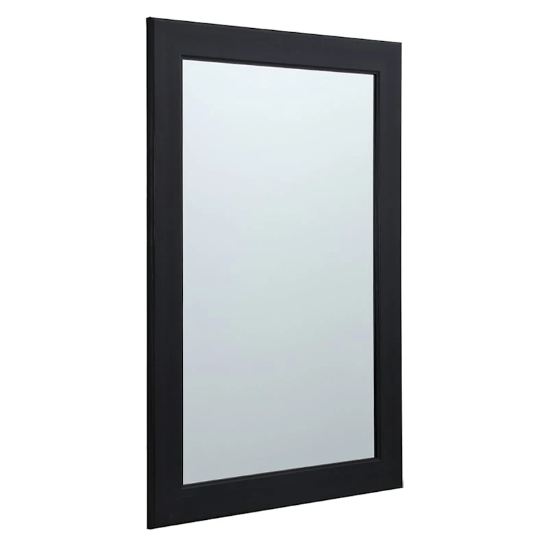 Flat Black Framed Wall Mirror, 24x36 - Image 2