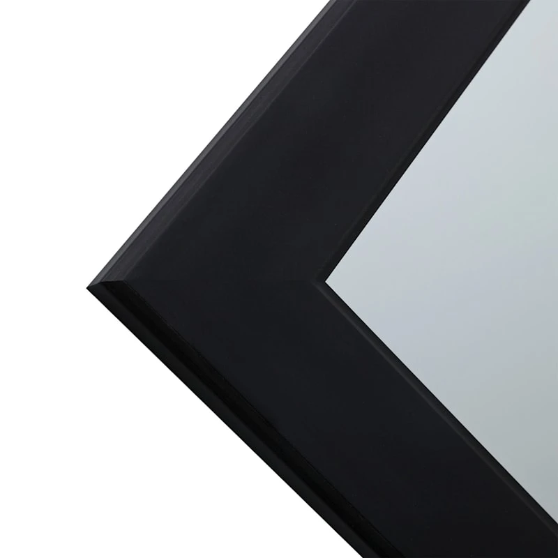 Flat Black Framed Wall Mirror, 24x36 - Image 3