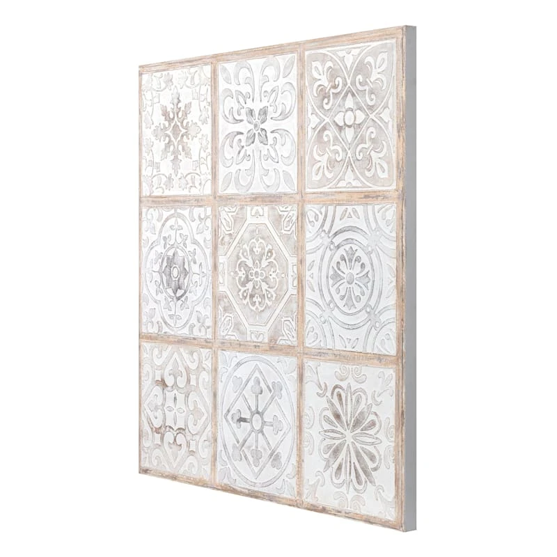 Floral Tile Canvas Wall Art, 40" - Image 5