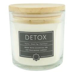 Found & Fable Detox Scented Glass Jar Candle, 13oz