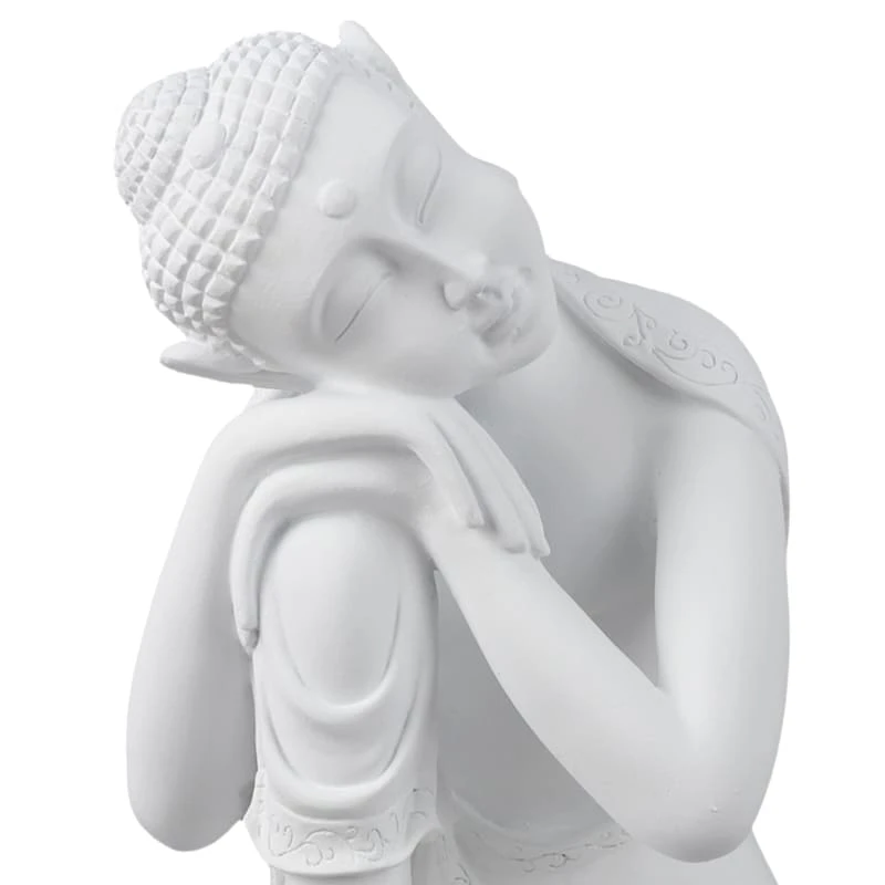 Found & Fable Ivory Buddha Figurine, 10.5" - Image 2