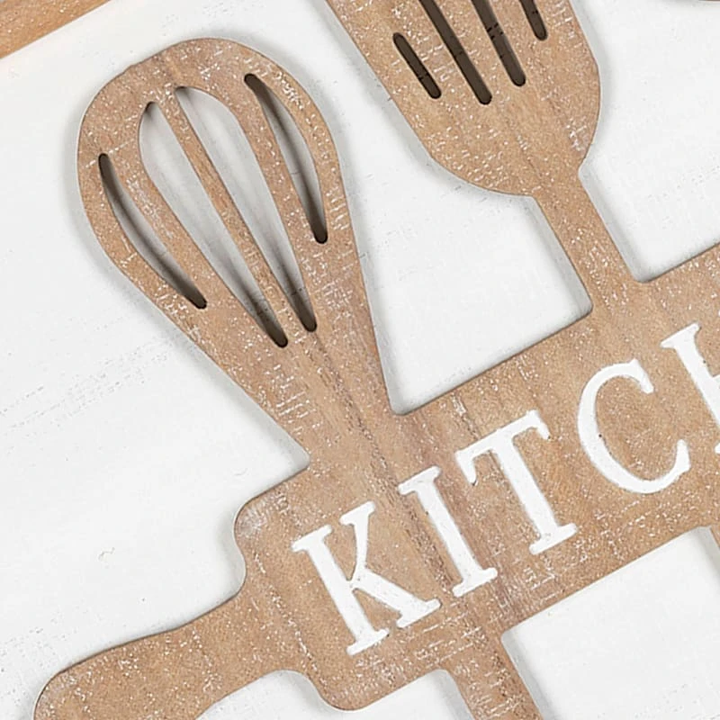 Framed Kitchen Wooden Wall Decor, 16x10 - Image 2