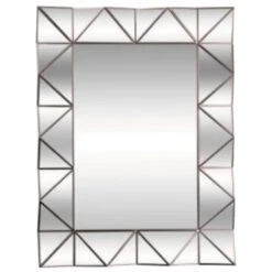Frameless Grid Wall Mirror, 24x30