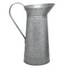 Galvanized Metal Vase, 12.5"