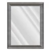 Gina Gunmetal Wall Mirror, 37x47