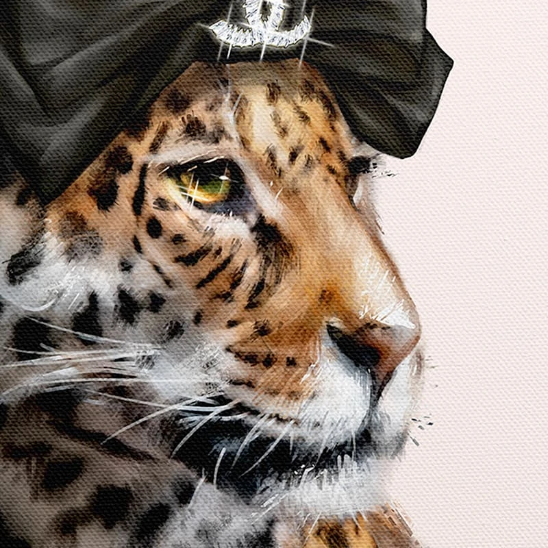 Glam Cat Canvas Wall Art, 12x16 - Image 2