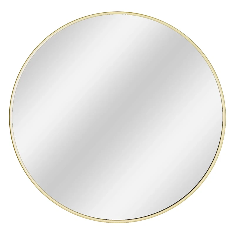 Gold Metal Gallery Wall Mirror, 42"