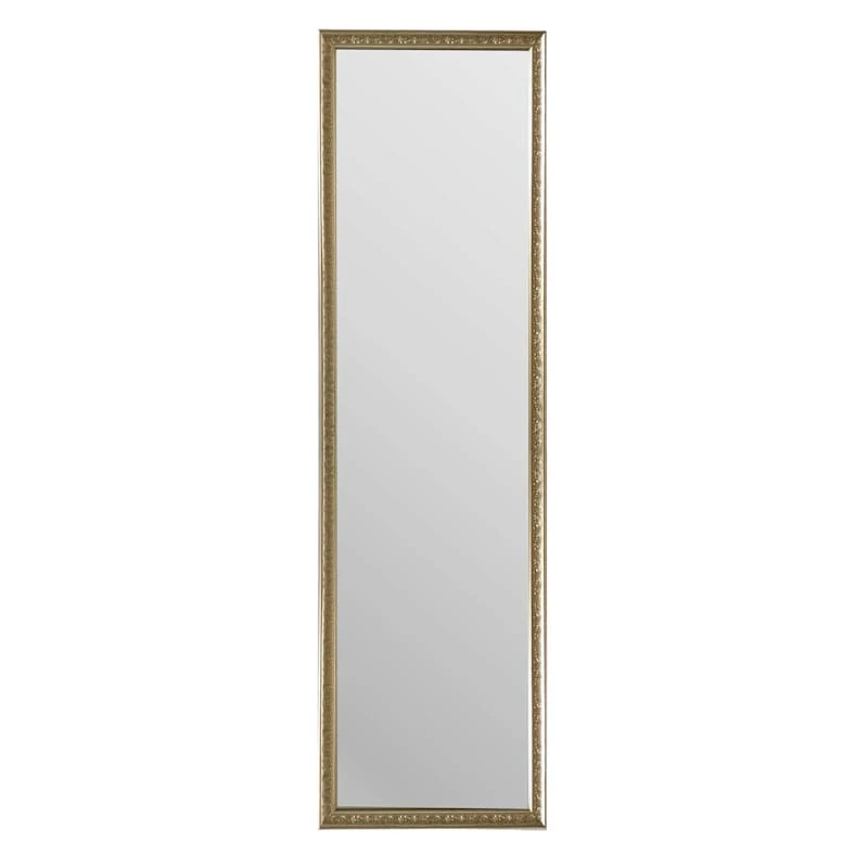 Gold Ornate Leaner Mirror, 14x50