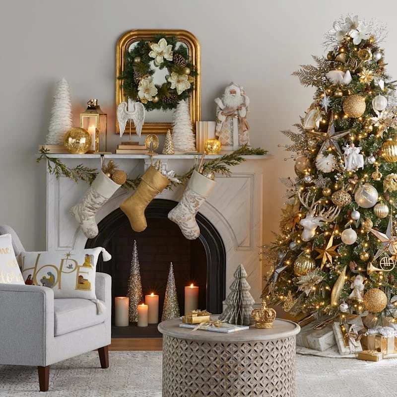 Gold Rounded Edge Wall Mirror, 24x30 - Image 3