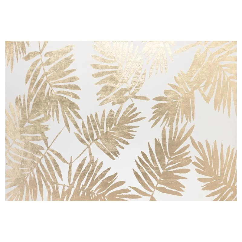 Golden Palm Canvas Wall Art, 60x40