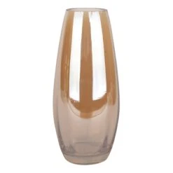 Grace Mitchell Amber Glass Vase, 8"