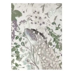 Grace Mitchell Floral Peacock Canvas Wall Art, 30x40