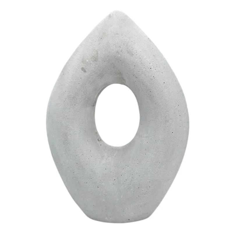 Grey Figurals Abstract Decor, 11.8"