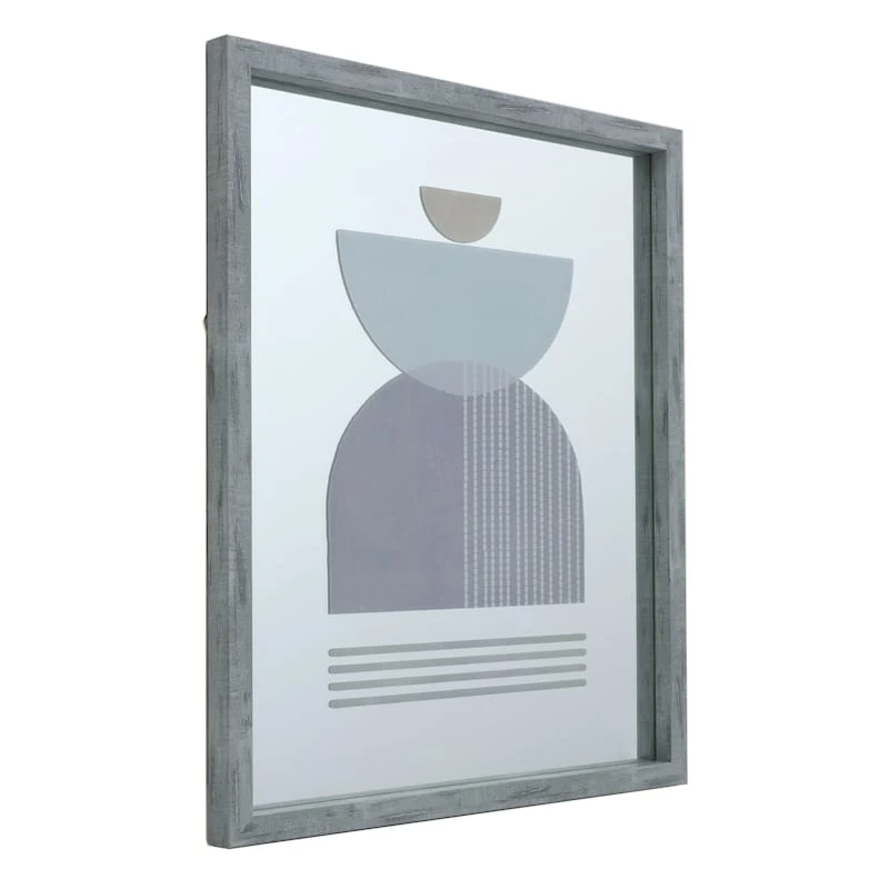Grey Framed Wall Mirror, 16x20 - Image 3