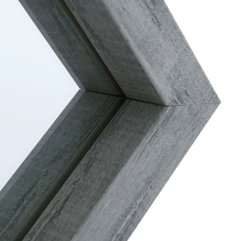 Grey Framed Wall Mirror, 16x20 - Image 4