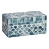 Grey Mosaic Decorative Box, 7x3