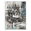 Grey Squares Enhanced Canvas Wall Art, 30x40