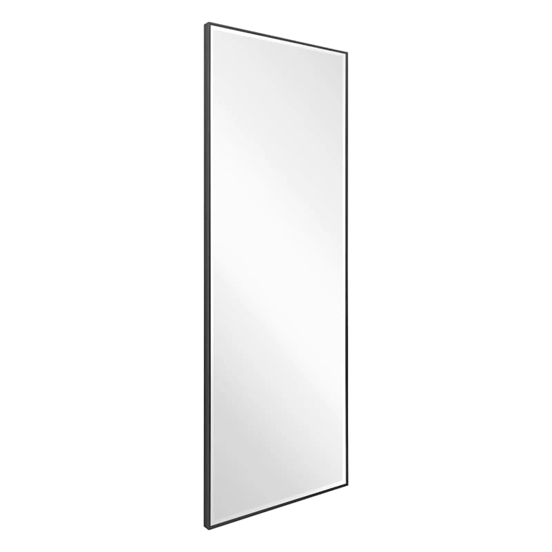 Grey Wash Thin Framed Leaner Mirror, 24x70 - Image 2