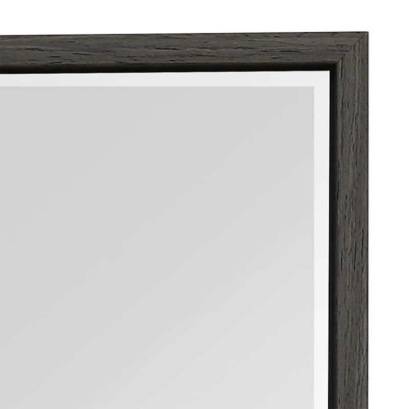Grey Wash Thin Framed Leaner Mirror, 24x70 - Image 3