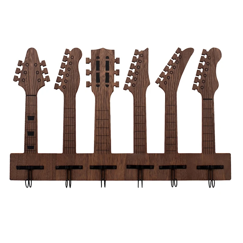 Guitar Hooks Wall Decor, 20x12