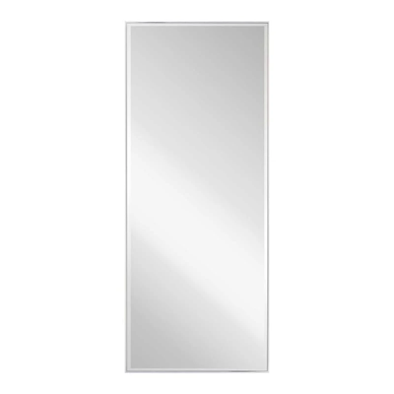 Gunmetal Thin Framed Leaner Mirror, 24x58
