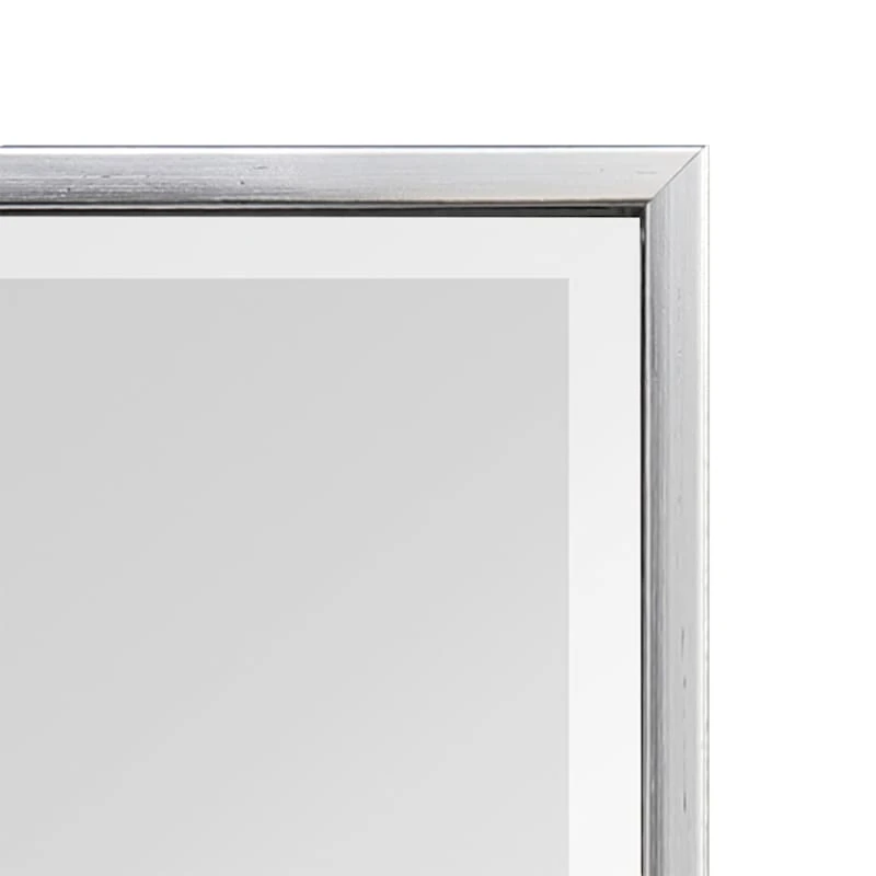 Gunmetal Thin Framed Leaner Mirror, 24x58 - Image 3