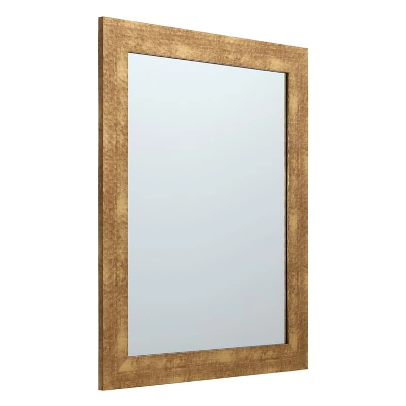Hammered Gold Framed Wall Mirror, 22x28 - Image 2