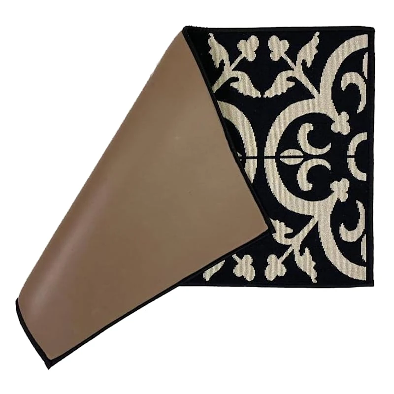 Hampton Black Tile Kitchen Mat, 18x30 - Image 3