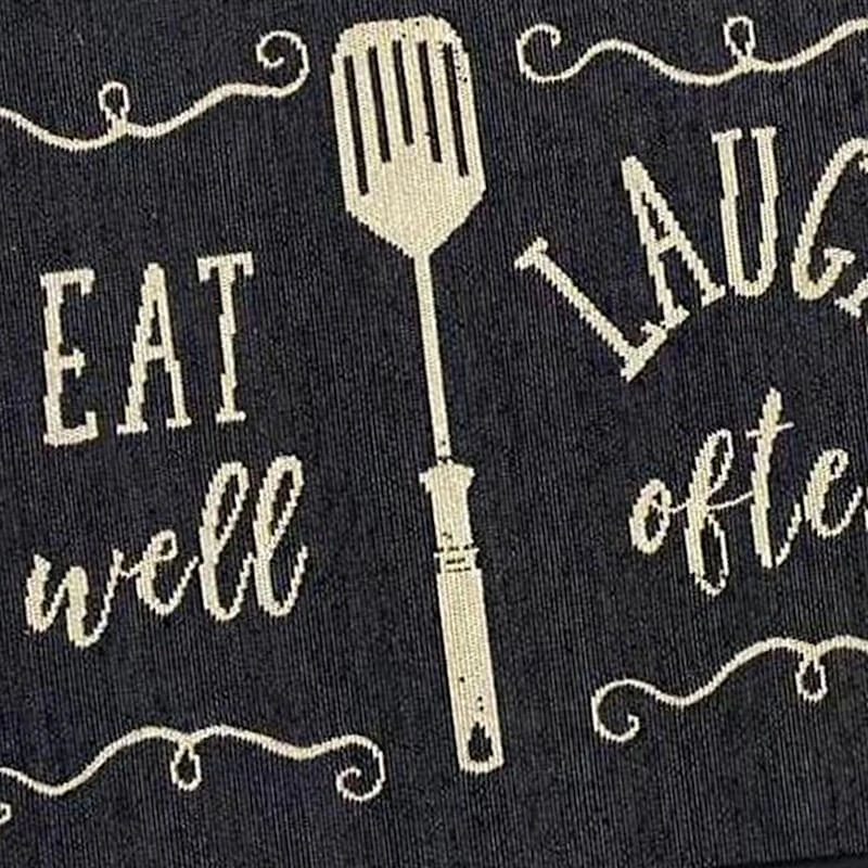 Hampton Eat Laugh Love Kitchen Mat, 18x30 - Image 4