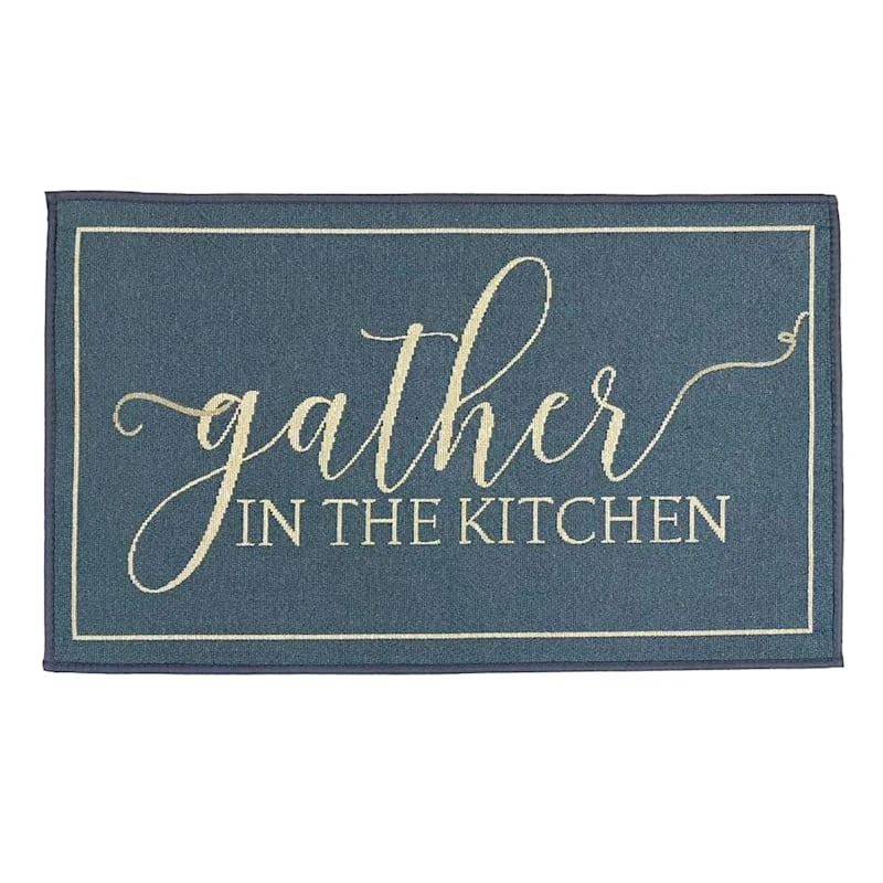 Hampton Gather Kitchen Mat, 18x30
