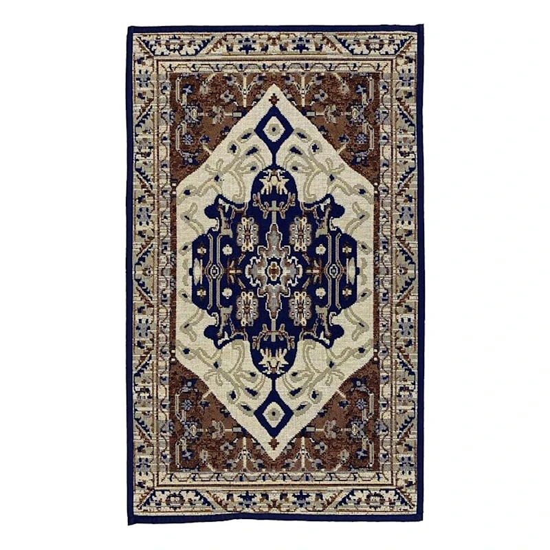 Hampton Rust Medallion Kitchen Mat, 18x30