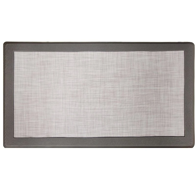 Hillside Grey Kitchen Mat, 20x39