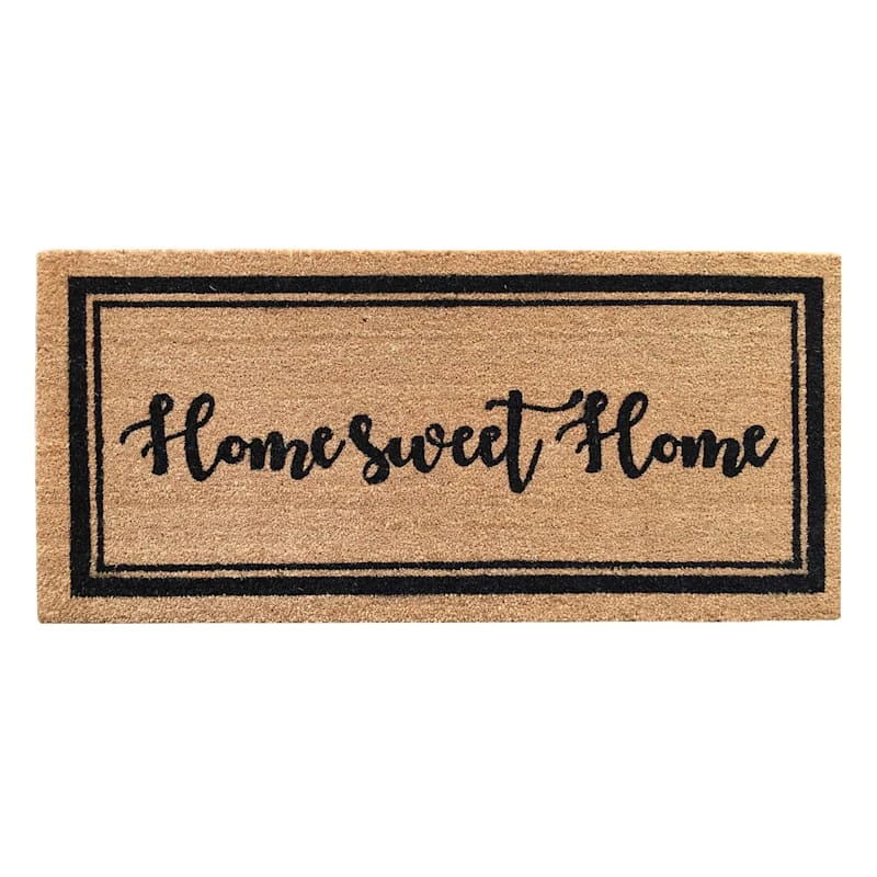 Home Sweet Home Coir Mat, 22x47